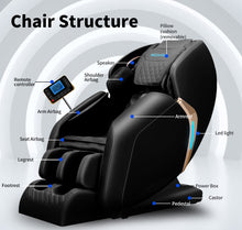 Load image into Gallery viewer, Tulip Full Body SL 4D Luxury Shiatsu Zero Gravity Massage Chair
